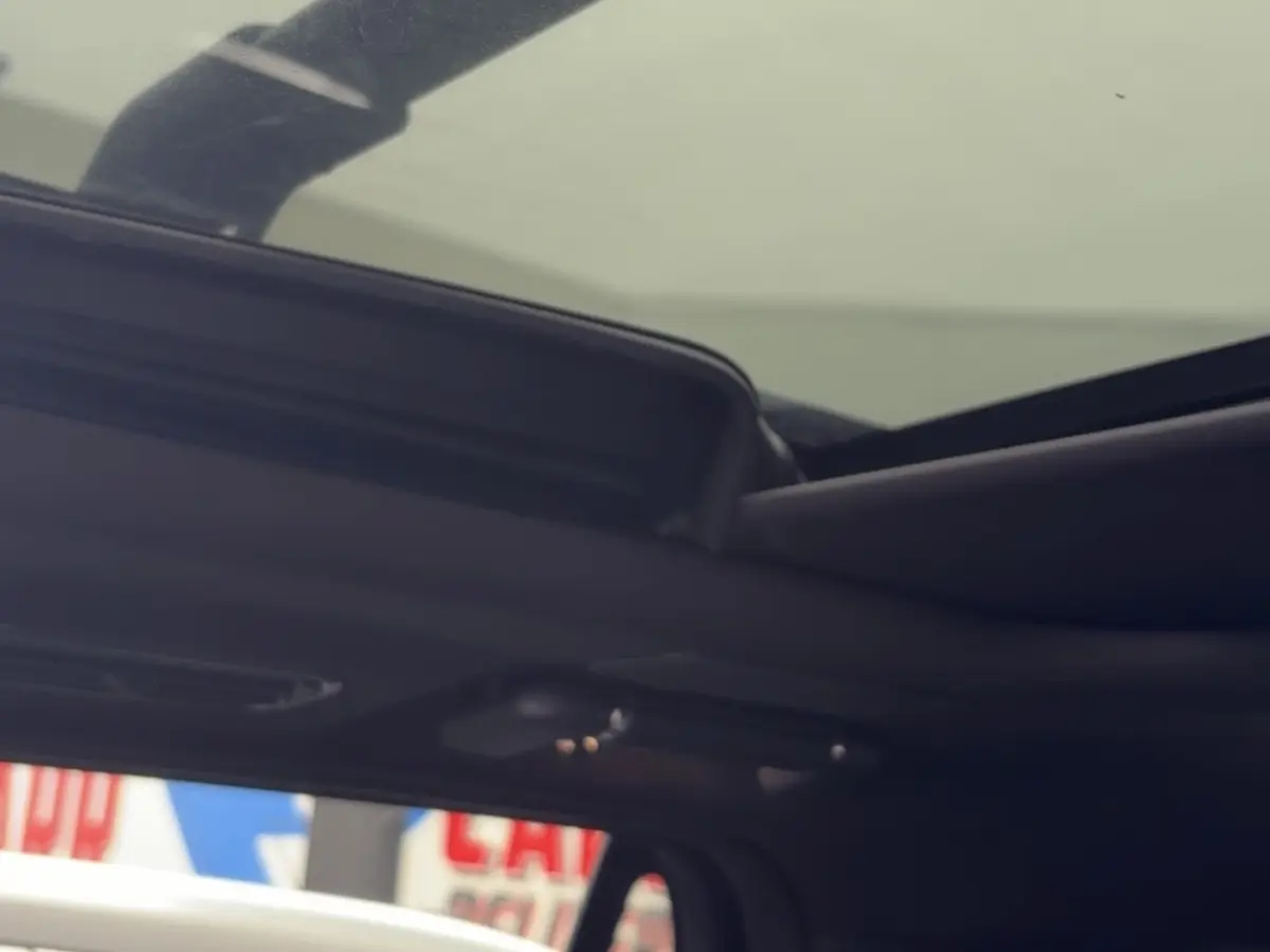 Loose sunroof seal documented on a 2024 Lincoln Navigator L.